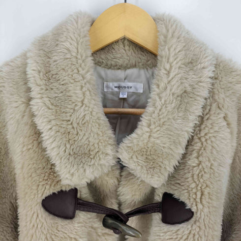 マウジー moussy VOLUME F FUR MIDDLE CT ボリューム ファー ミドル コート レディース FREE