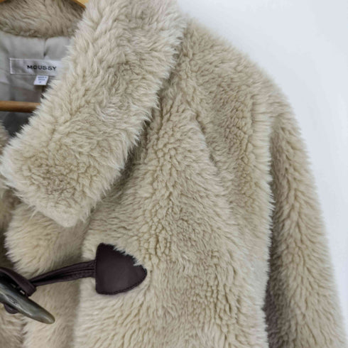 マウジー moussy VOLUME F FUR MIDDLE CT ボリューム ファー ミドル コート レディース FREE