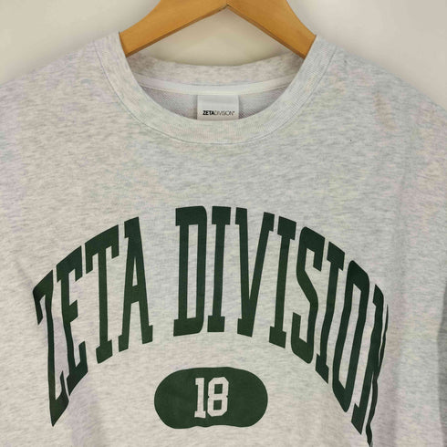 ZETA DIVISION ZETA AUTHENTIC COLLEGE LOGO CREW NECK スウェット メンズ JPN:M