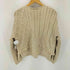 ザラ ZARA フリンジ ケーブル L/S ニット レディース import:S