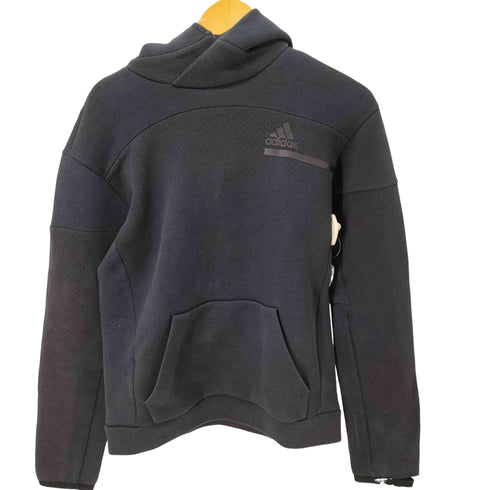 アディダス adidas ロゴプリントメッシュプルオーバーパーカー メンズ JPN:M