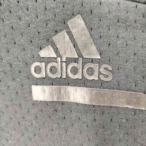 アディダス adidas ロゴプリントメッシュプルオーバーパーカー メンズ JPN:M