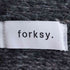 フォルクシー forksy. モンスターシャギーニットルーズVネックカーディガン レディース FREE