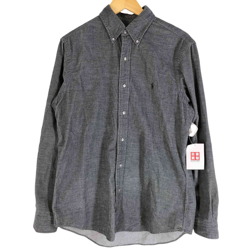 ポロラルフローレン POLO RALPH LAUREN CLASSIC FIT 同色ポニー コーデュロイBDシャツ メンズ import:M