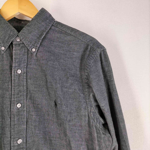 ポロラルフローレン POLO RALPH LAUREN CLASSIC FIT 同色ポニー コーデュロイBDシャツ メンズ import:M