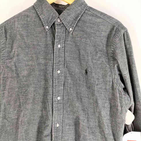 ポロラルフローレン POLO RALPH LAUREN CLASSIC FIT 同色ポニー コーデュロイBDシャツ メンズ import:M