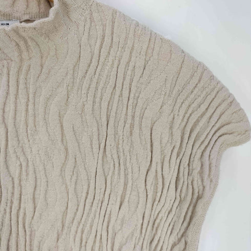 ザラ ZARA JACCARD TOP ジャカード トップ レディース import:L