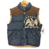 デニムアンドサプライ ラルフローレン DENIM & SUPPLY RALPH LAUREN イーグルデザイン 異素材切替インディゴダウンベスト Y2K メンズ JPN:M
