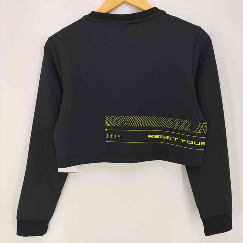 アディダス adidas ロングスリーブクロップドスウェット [W KM0 CRPD LNGSLEEVE レディース JPN:S