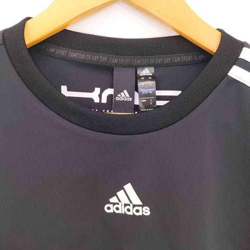 アディダス adidas ロングスリーブクロップドスウェット [W KM0 CRPD LNGSLEEVE レディース JPN:S