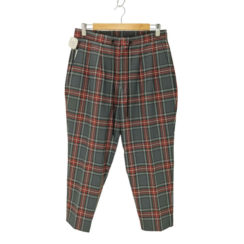 ヴァイナルアーカイブ VAINL ARCHIVE LIVE-PT-C CHECK PANTS レディース M