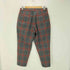 ヴァイナルアーカイブ VAINL ARCHIVE LIVE-PT-C CHECK PANTS レディース M