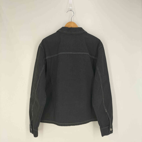 ザラ ZARA コントラスト トップステッチ ジャケット メンズ import:XL