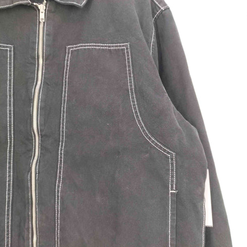 ザラ ZARA コントラスト トップステッチ ジャケット メンズ import:XL