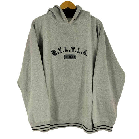 ステューシー Stussy 90S-00S フロント刺繍プルオーバーパーカー NYLTLA メンズ import:XL