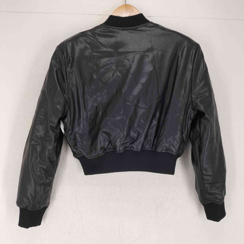 エイチアンドエム H&M フェイクレザージップジャケット Y2K レディース