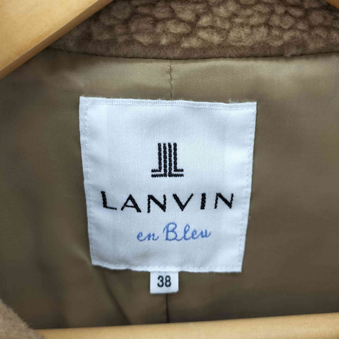 ランバンオンブルー LANVIN en Bleu ボアショートブルゾン レディース 38