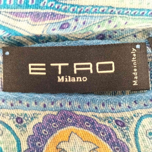 エトロ ETRO ペイズリー柄 シルクスカーフ レディース