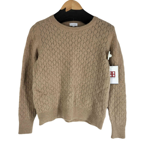 マッキントッシュフィロソフィー MACKINTOSH PHILOSOPHY メリノウール×フォックス 透かし編みニット レディース JPN:38