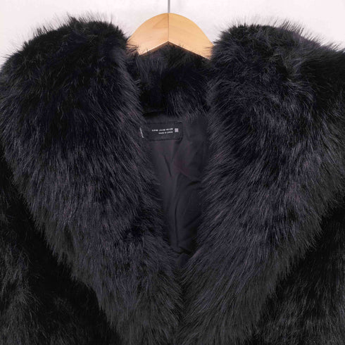 ザラ ZARA クロップド フェイクファー ベスト レディース JPN:M