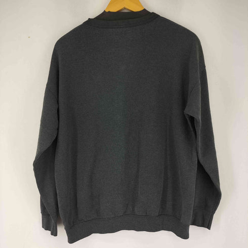狼プリント L/S Tシャツ メンズ
