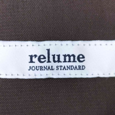 ジャーナルスタンダードレリューム JOURNAL STANDARD relume 23SS スパンボイルワッシャーシアーシャツ レディース FREE