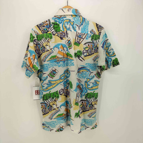 ENGLISH SPORTS WEAR 半袖 総柄 シャツ メンズ