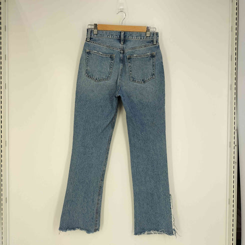 マウジー moussy SIDE SLIT SLIM FLARE サイド スリット スリム フレア デニムパンツ レディース 27