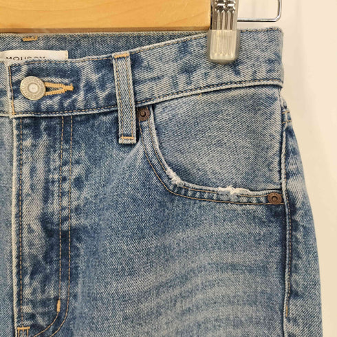 マウジー moussy SIDE SLIT SLIM FLARE サイド スリット スリム フレア デニムパンツ レディース 27