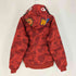 アベイシングエイプ A BATHING APE Red Camo Full-Zip Shark Down Jacket シャーク フルジップ ダウン ジャケット メンズ JPN:L