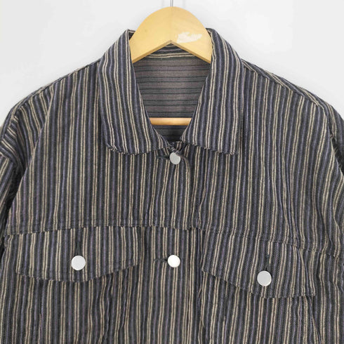 ネーム Name. mulch stripe tracker jacket マルチ ストライプ トラッカージャケット メンズ JPN:1
