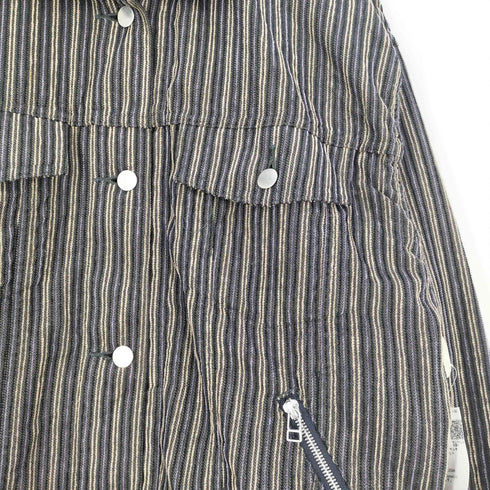 ネーム Name. mulch stripe tracker jacket マルチ ストライプ トラッカージャケット メンズ JPN:1