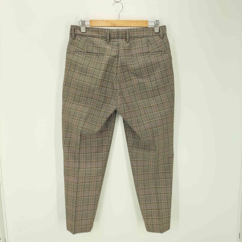 ビューティーアンドユースユナイテッドアローズ BEAUTY & YOUTH UNITED ARROWS グレンチェック 1P ワイド テーパードパンツ メンズ L