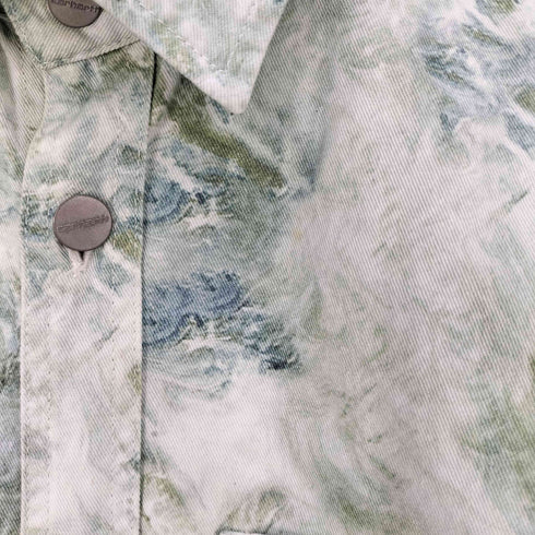 カーハートワークインプログレス Carhartt WIP L/S MARBLE SHIRT ロングスリーブ マーブルシャツ メンズ import:M