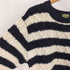 アベイシングエイプ A BATHING APE ボーダー クルーネック ケーブル ニット メンズ JPN:M