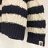 アベイシングエイプ A BATHING APE ボーダー クルーネック ケーブル ニット メンズ JPN:M