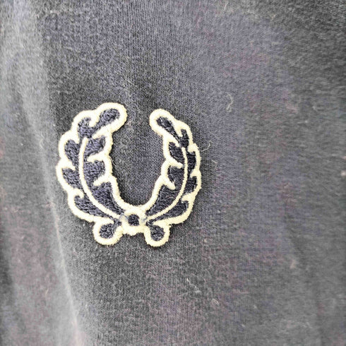 フレッドペリー FRED PERRY MOCK NECK T-SHIRT ロゴワッペンクロップドモックネックTシャツ レディース UK:10