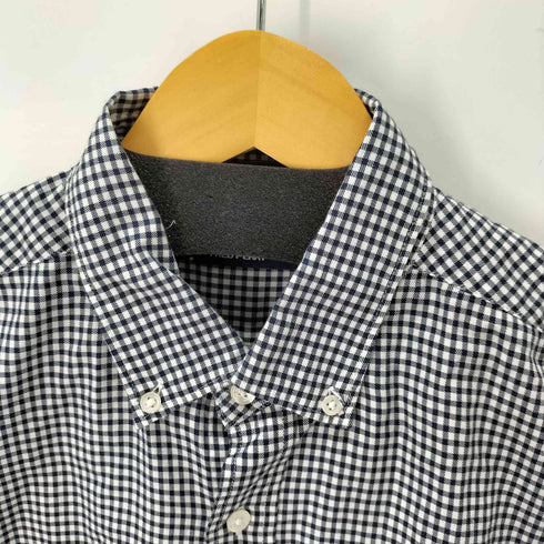 フレッドペリー FRED PERRY B/D SHIRT ロゴ刺繍 ギンガムチェックL/Sシャツ メンズ JPN:L
