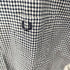 フレッドペリー FRED PERRY B/D SHIRT ロゴ刺繍 ギンガムチェックL/Sシャツ メンズ JPN:L