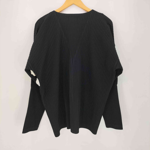 オムプリッセイッセイミヤケ HOMME PLISSE ISSEY MIYAKE BASICS プリーツVネックカーディガン メンズ JPN:3