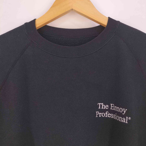 ザエンノイプロフェッショナル The Ennoy Professional Sweat Crewneck ロゴ刺繍 クルーネックスウェット メンズ JPN:L