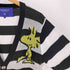 ピーナッツ PEANUTS HALFMAN コラボ キャラクター アクリル ボーダー カーディガン メンズ import:M