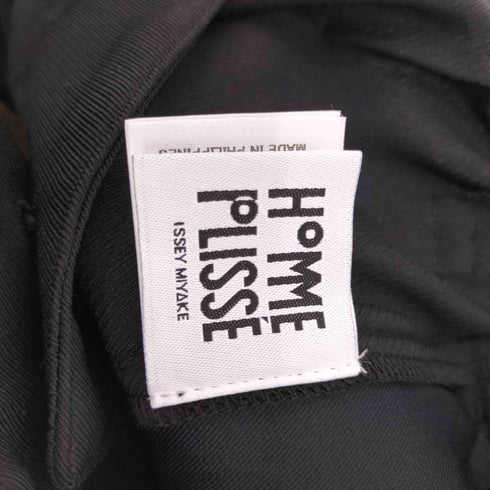 オムプリッセイッセイミヤケ HOMME PLISSE ISSEY MIYAKE 24AW EDGE ENSEMBLE アコーディオンプリーツ加工 テーパード パンツ メンズ JPN:2