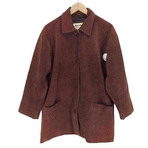 エディーバウアー Eddie Bauer 90S 白タグ スウェードテーラードジャケット メンズ L