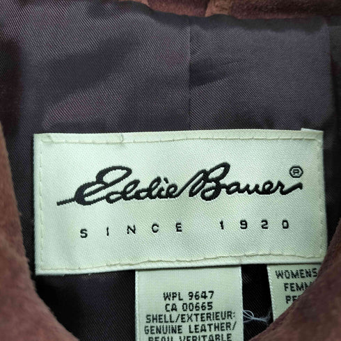 エディーバウアー Eddie Bauer 90S 白タグ スウェードテーラードジャケット メンズ L