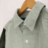 ガンリュウ GANRYU AD2013 14SS 異素材 切替 レギュラーカラー L/S シャツ ナイロン メンズ JPN:M