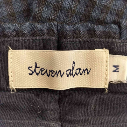 スティーブンアラン Steven Alan T/W SCR SUPER BAGGY TAPERED J/パンツ メンズ M