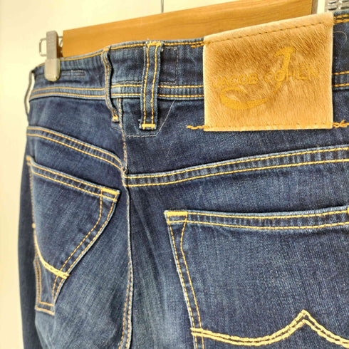 ヤコブコーエン JACOB COHEN イタリア製 PW688 ストレッチ ボタンフライ デニム パンツ メンズ 32