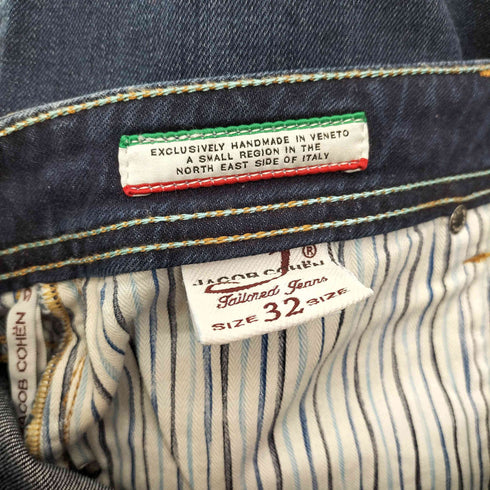 ヤコブコーエン JACOB COHEN イタリア製 PW688 ストレッチ ボタンフライ デニム パンツ メンズ 32
