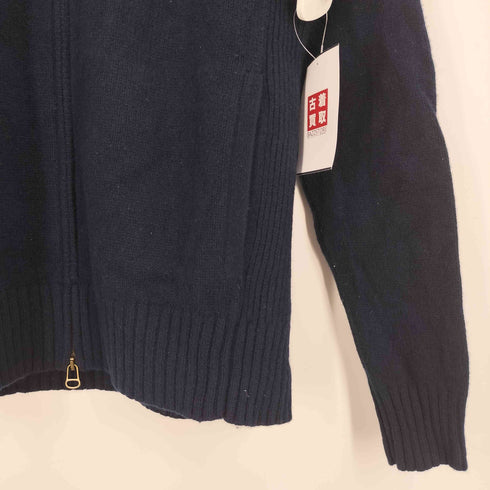 ポロラルフローレン POLO RALPH LAUREN ビッグポニー アームナンバリング刺繍 エルボーパッチ ウール ドライバーズニット メンズ import:M